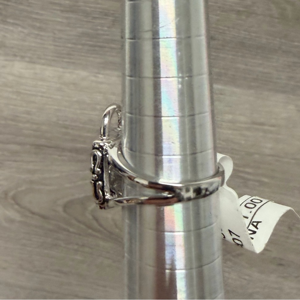 SterlingSilver Crown Decorative Ring Holder .925 - Picture 4 of 5